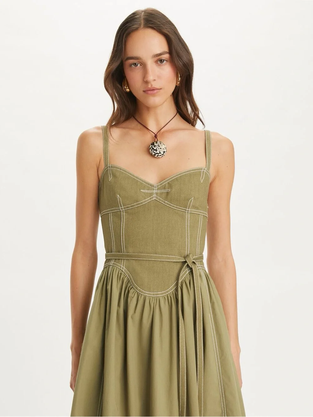 New Tory Burch Cotton Twill Dress